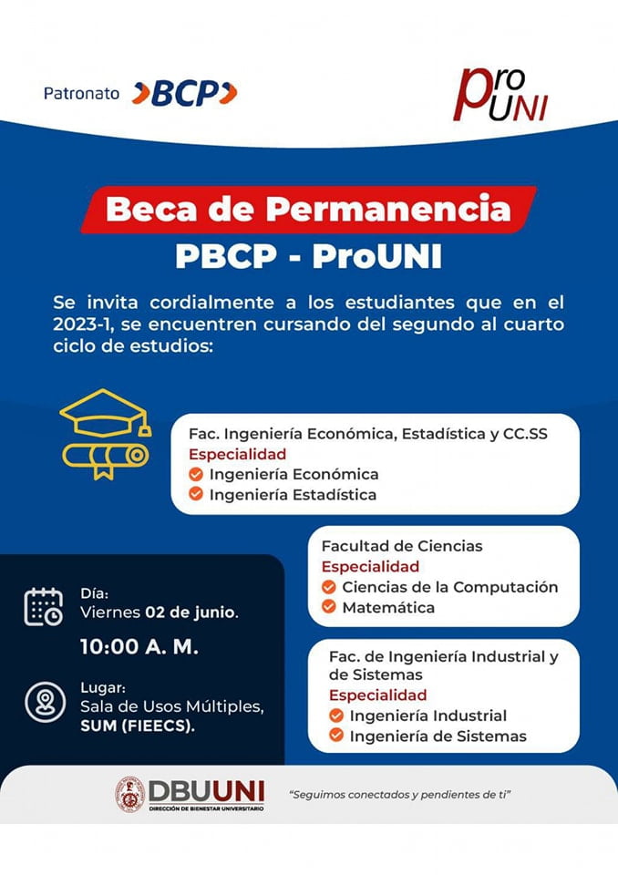 Beca de Permanencia PBCP ProUNI